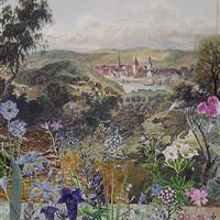 Das blau-lila Beet