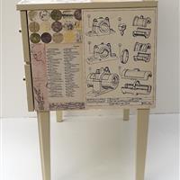 Schubladenkommode "Bauzeichnungen"