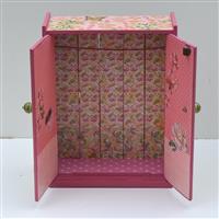 Puppenschrank "Schmetterlingsgarten"