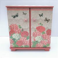 Puppenschrank "Geranien"  