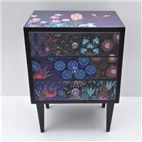 Schubladenkommode "Ornamente und Blumen"