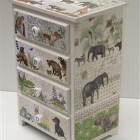 Kinderkommode "Tiere von A - Z"  