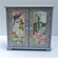 Puppenschrank "Papageien" 